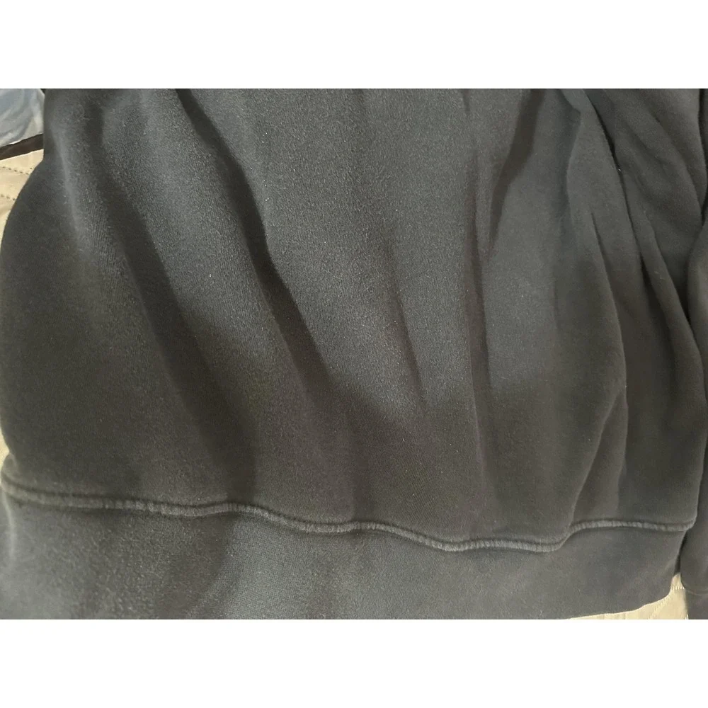 North Face Hoodie Mens Large‎ Black Pullover Fleece Sweatshirt Logo Outdoor